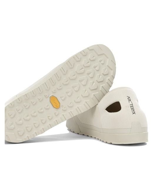 Arc'teryx White "Kragg Aura" Low-Top Sneakers for men