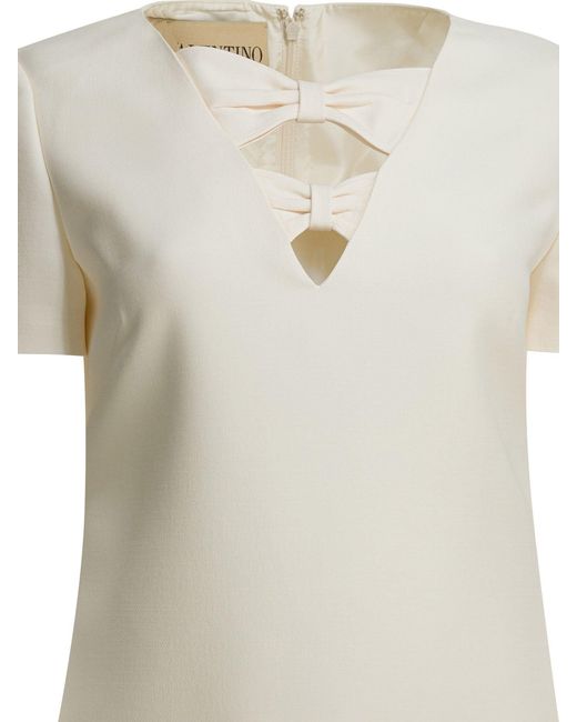 Valentino Natural Dresses White