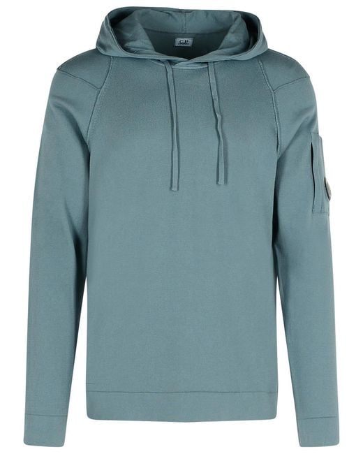 C P Company Blue Lens' Light Cotton Sweatshirt for men