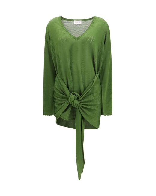 The Attico Green Mini Dress
