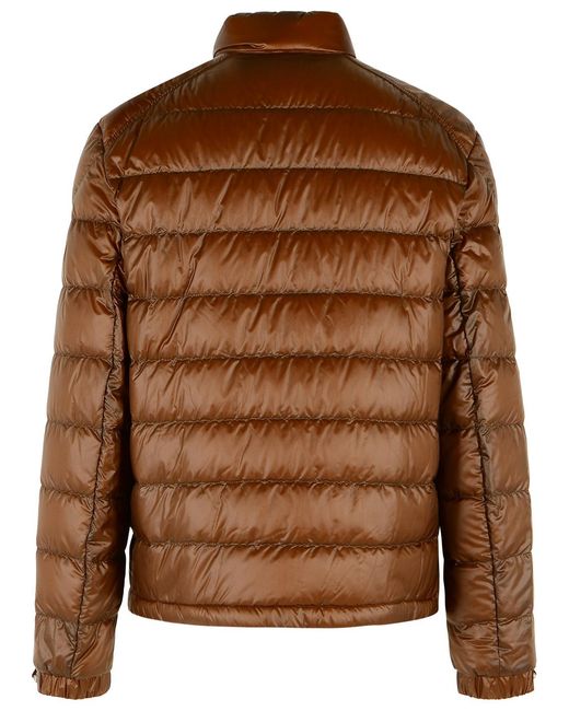 Moncler Brown Short Jacket Lyco for men