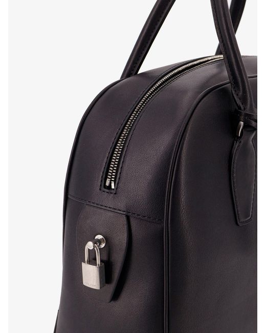 The Row Black India 12.00 Leather Handbag