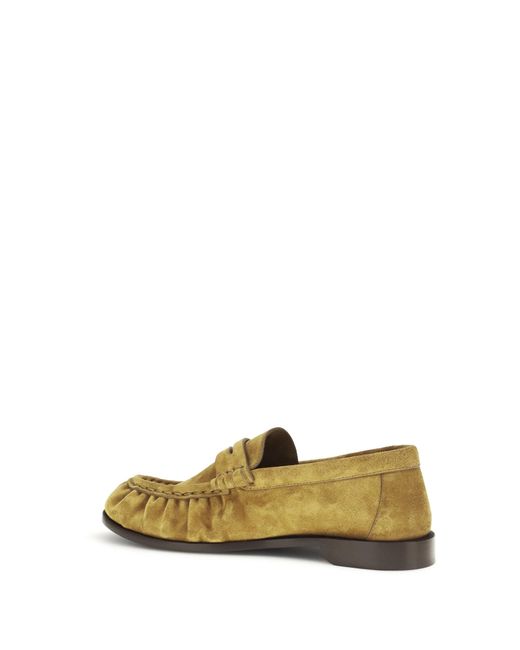 Saint Laurent Metallic Suede Le Loafer Loafers