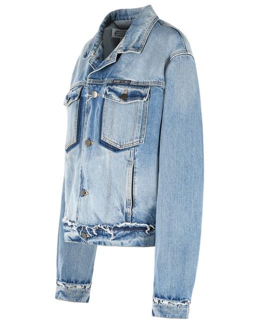 Maison Margiela Blue Light Cotton Jacket