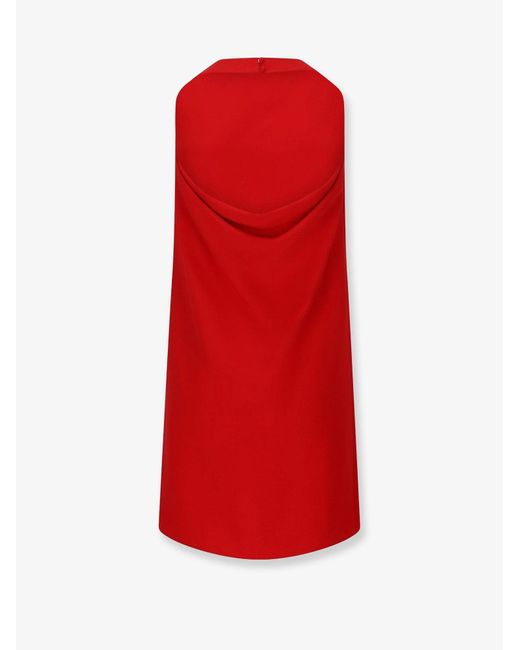 Valentino Red Cady Couture Dress