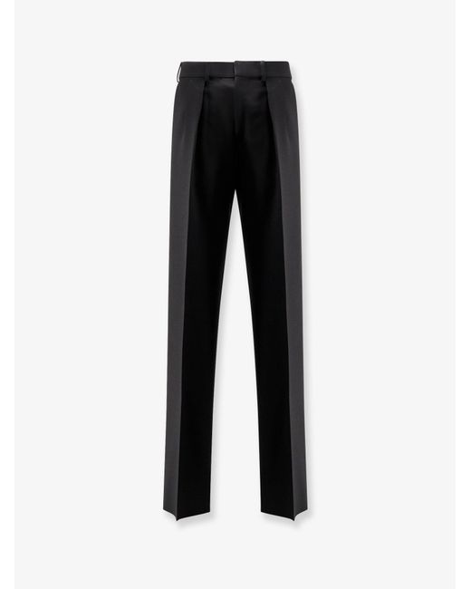 Tom Ford Black Wool Trousers for men