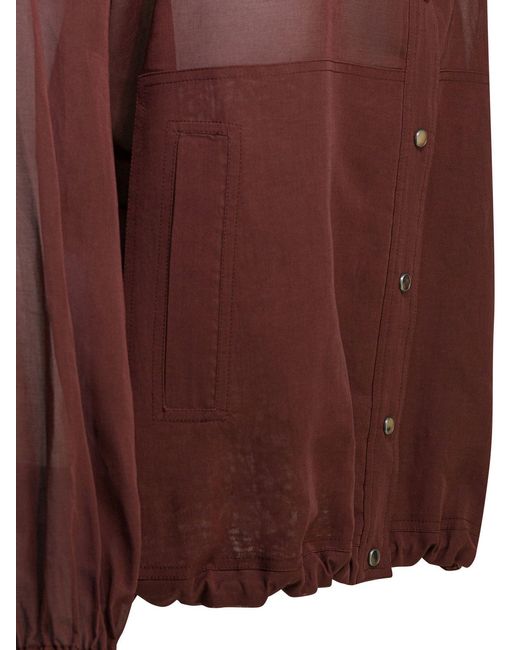 Brunello Cucinelli Brown Light Cotton Jacket