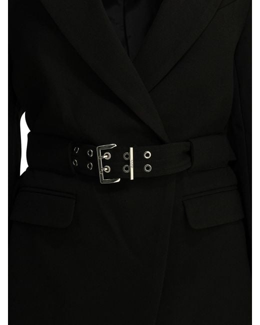 Ganni Black Crepe Blazer