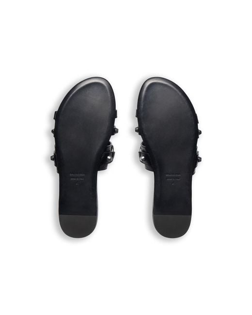 Balenciaga Black "City" Sandals