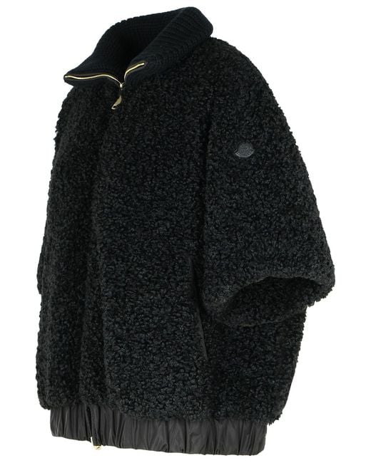 Moncler Black Reversible Hood