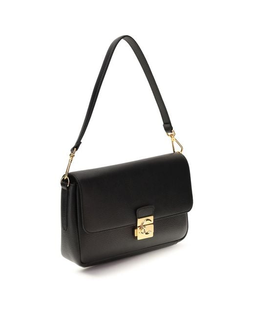 Coccinelle Black Shoulder Bag C-Me Lock