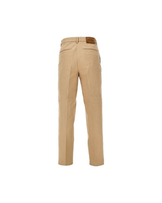 Emporio Armani Natural Gabardine Chino Pants for men