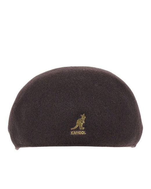 Kangol Black Seamless 507 Wool Cap for men