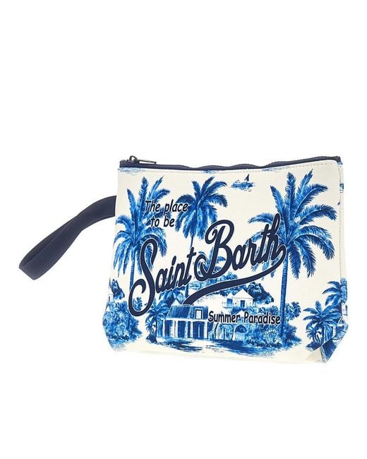 Mc2 Saint Barth Blue 'Aline' Neoprene Pouch for men