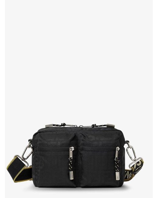 Fendi Black Camera Case Superlight Ff Zucca Fabric for men