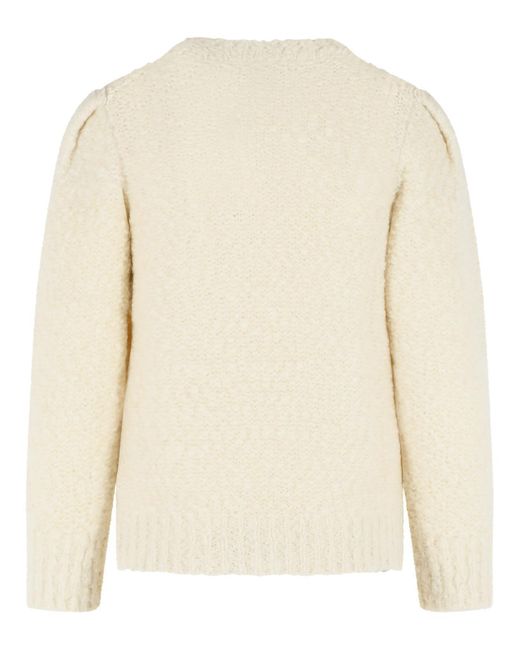 Isabel Marant Natural 'Emma' Ivory Virgin Wool Blend Sweater