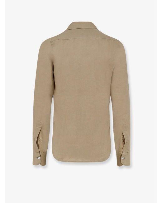 Kiton Natural Shirts Lino for men