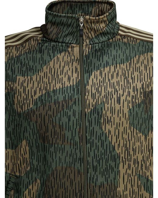Kapital Green Rain Zipper Sweatshirt for men