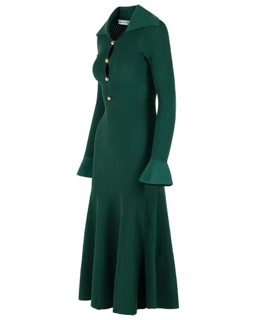Self-Portrait Green Self Portrait 'Keyhole' Dress