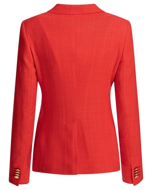 Tagliatore Red 'Coral' Blazer
