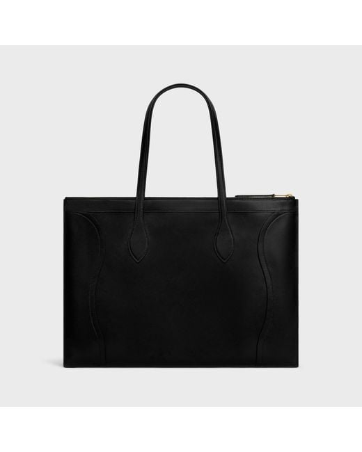 Céline Black Flat Cabas New Luggage