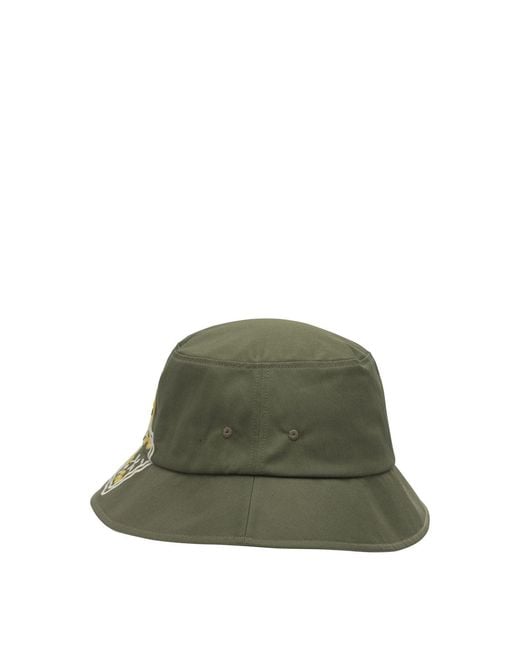 Kapital Green Peckish Rainbowy Bucket Hat for men