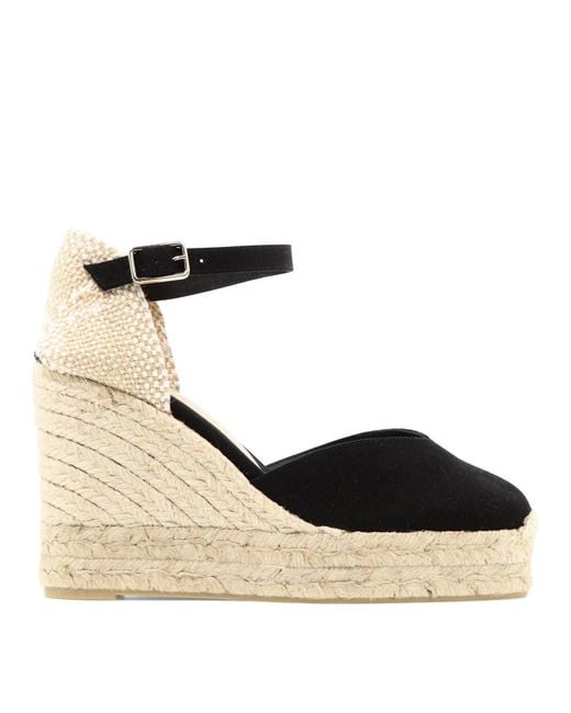 Castaner Black "Chiarita" Espadrilles Sandal