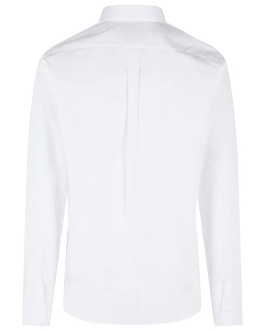 Dolce & Gabbana White Cotton Shirt for men