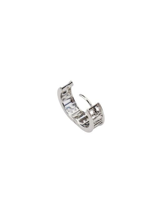 Vivienne Westwood White 'Westminster' Single Earring for men