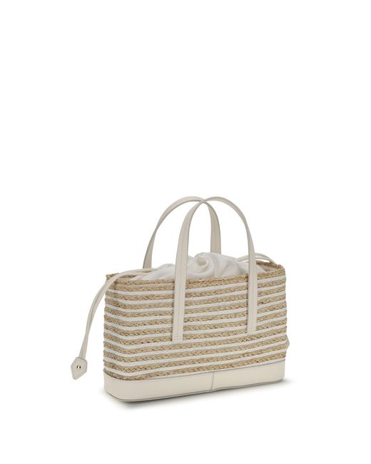 Roger Vivier Natural Straw Handbag