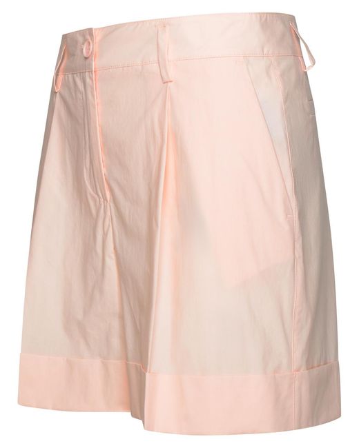 P.A.R.O.S.H. Pink 'Canyox' Cotton Shorts