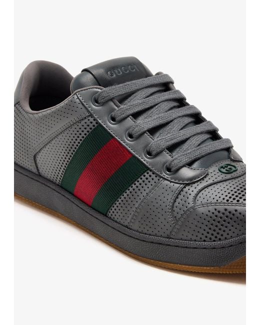 Gucci Black Screener Sneakers for men