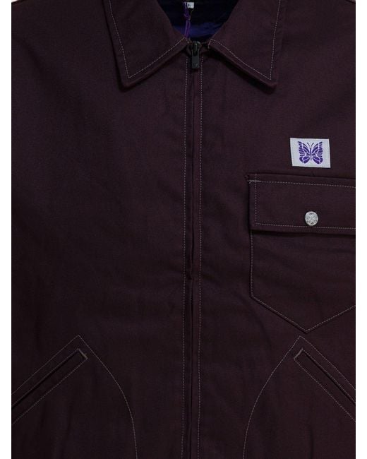 Needles Blue "Pe/C Twill" Lightweight Jacket