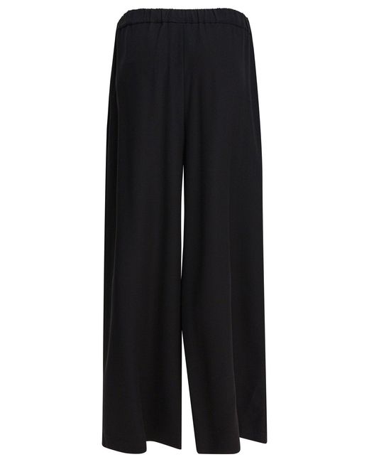 Max Mara Pure Black Trousers