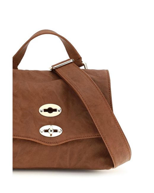 Zanellato Brown Postina Officina Suede Bag