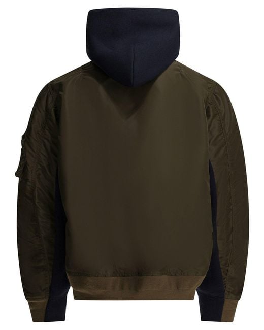 Sacai Blue Multicolor Lightweight Jacket