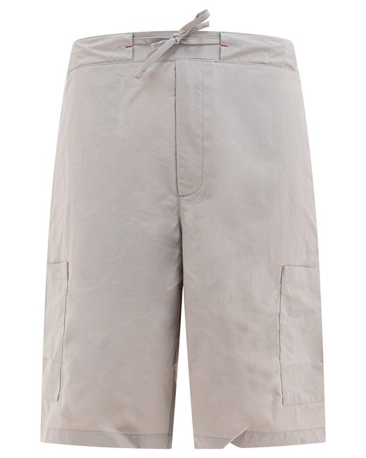 Men's Grey Short With Drawstring Waist Shorts