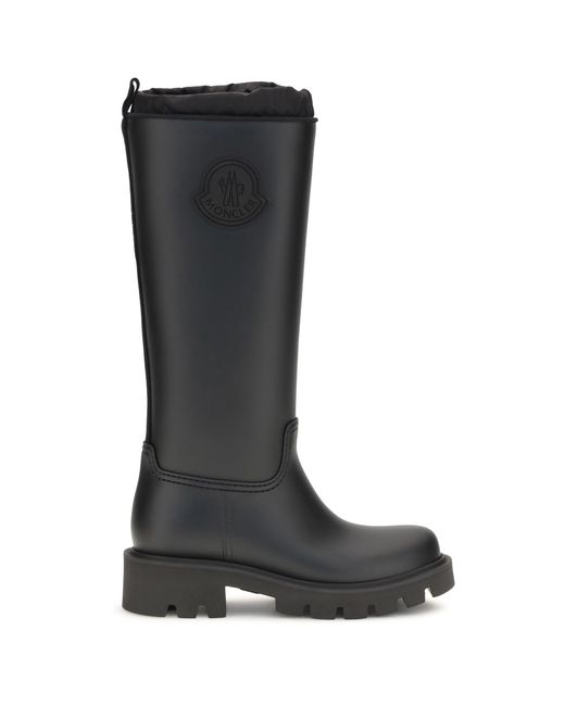 Moncler Black Waterproof Knee-High Kickstream Boots