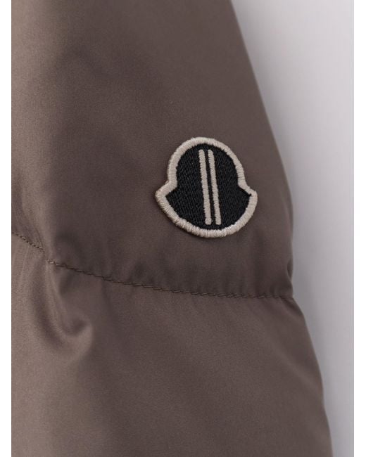 Moncler Brown Cyclopic Nylon Down Jacket for men