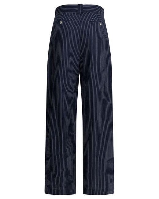 Ines De La Fressange Paris Blue Trousers