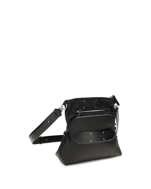 Margiela Black Small Soft 5Ac Multifunction Crossbody Bag