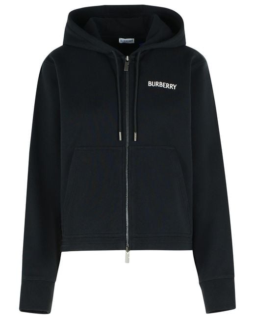 Burberry Black 'Harper' Cotton Sweatshirt