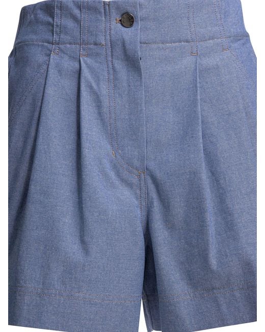 Moncler Blue Shorts Light