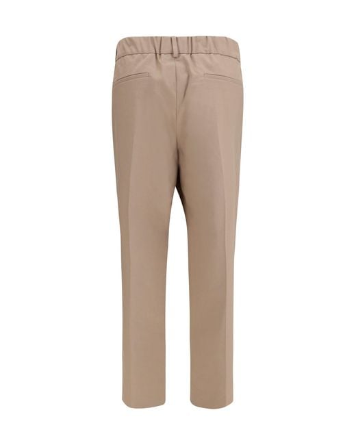 Brunello Cucinelli Natural Cotton Pants