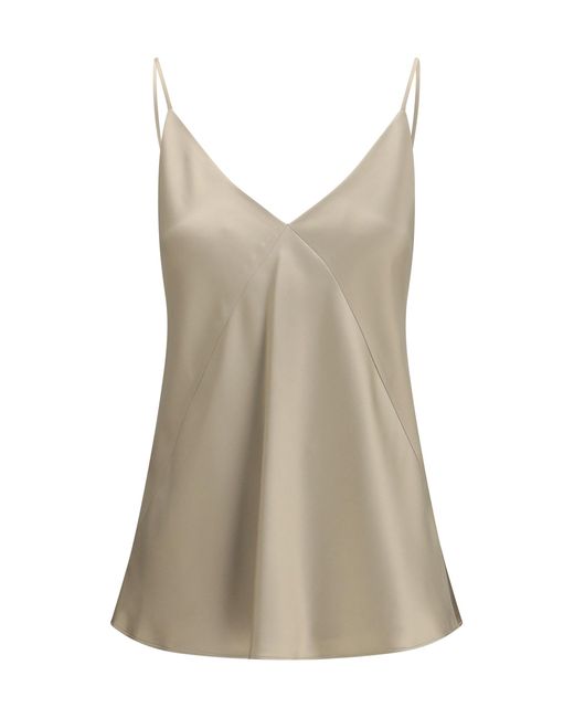 Max Mara Natural Silk Top Bacco