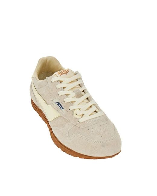 Autry Natural 'Windspin' Suede Leather Sneakers for men