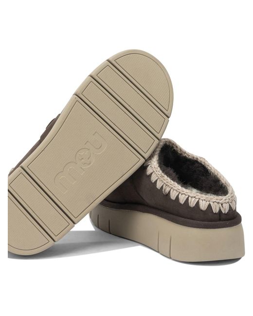 Mou Brown Loafers & Slippers