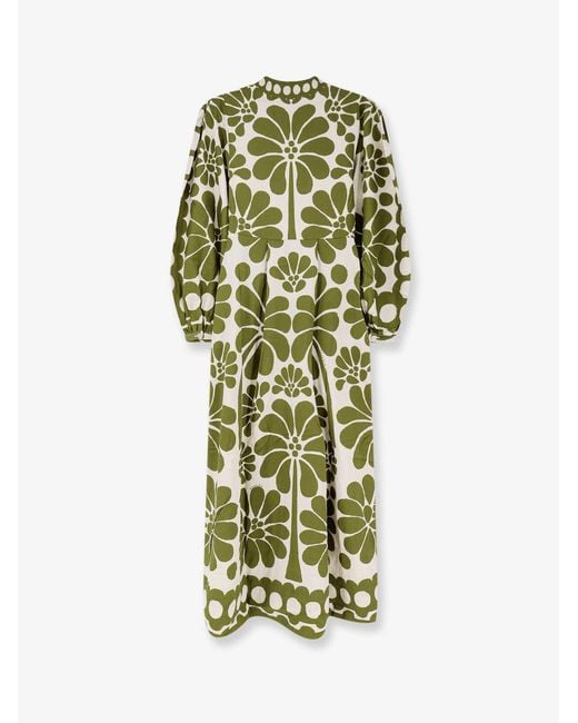 Farm Rio White Palermo Maxi Dress