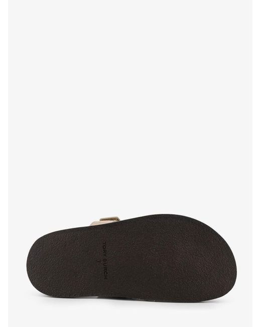 Tory Burch Natural Sandals Ines Suede