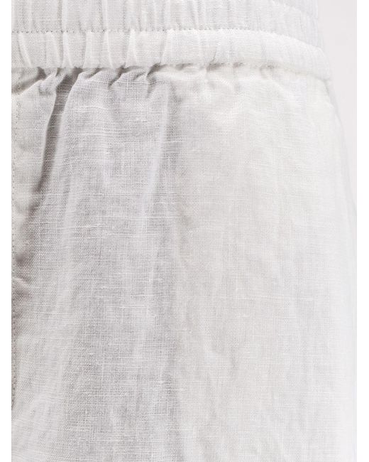 Closed White Linen Trousers